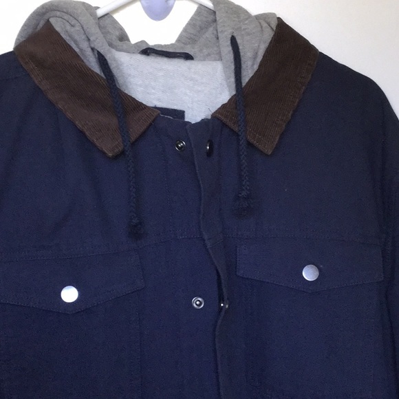 VANS AV EDICT JACKET IN NAVY BLUE - Picture 2 of 8